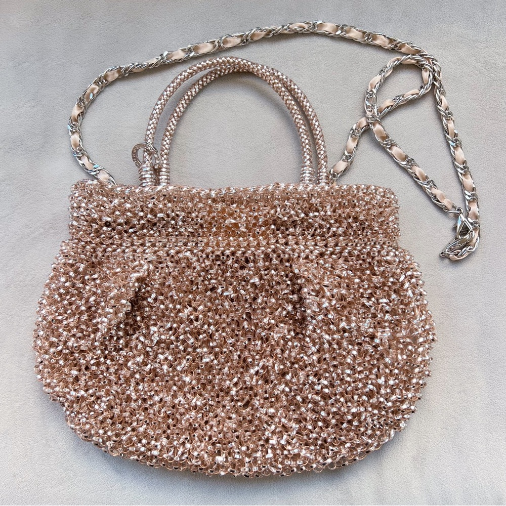 ANTEPRIMA Wire Bag with detachable chain strap.